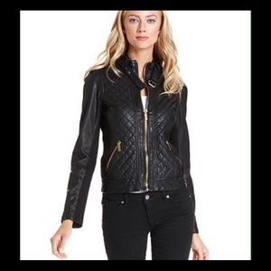 Michael Kors Quilted Leather Jacket